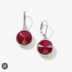 Red lulu earrings